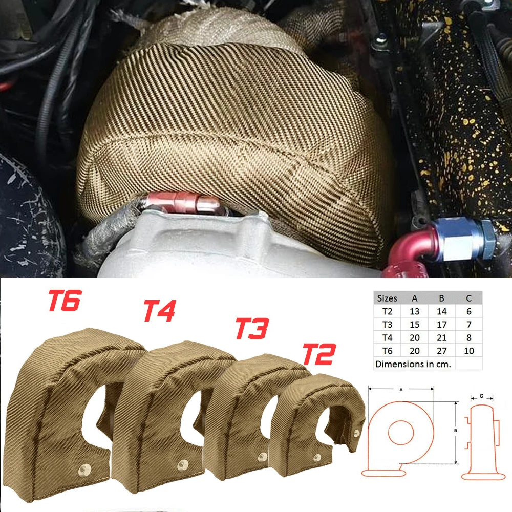 Turbo Heat Shield Blanket Titanium T3 T4 - T2 T25 T28 GT28 GT30 GT35