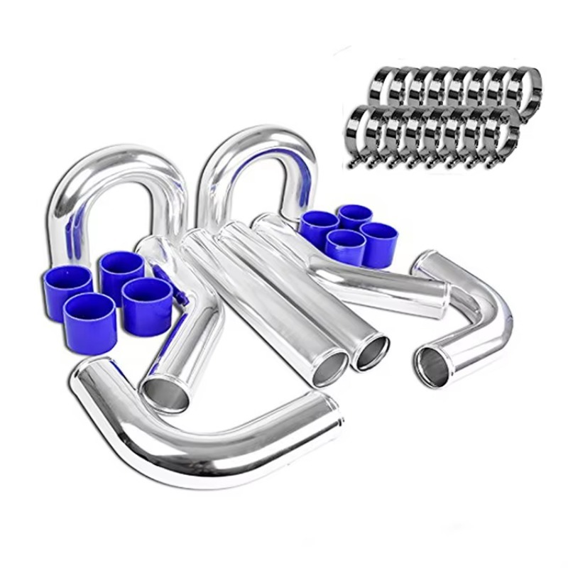 Intercooler Piping Kit Aluminum 2.5 Inch - Paslanmaz Çelik Cilalı 2,5 İnç Alüminyum