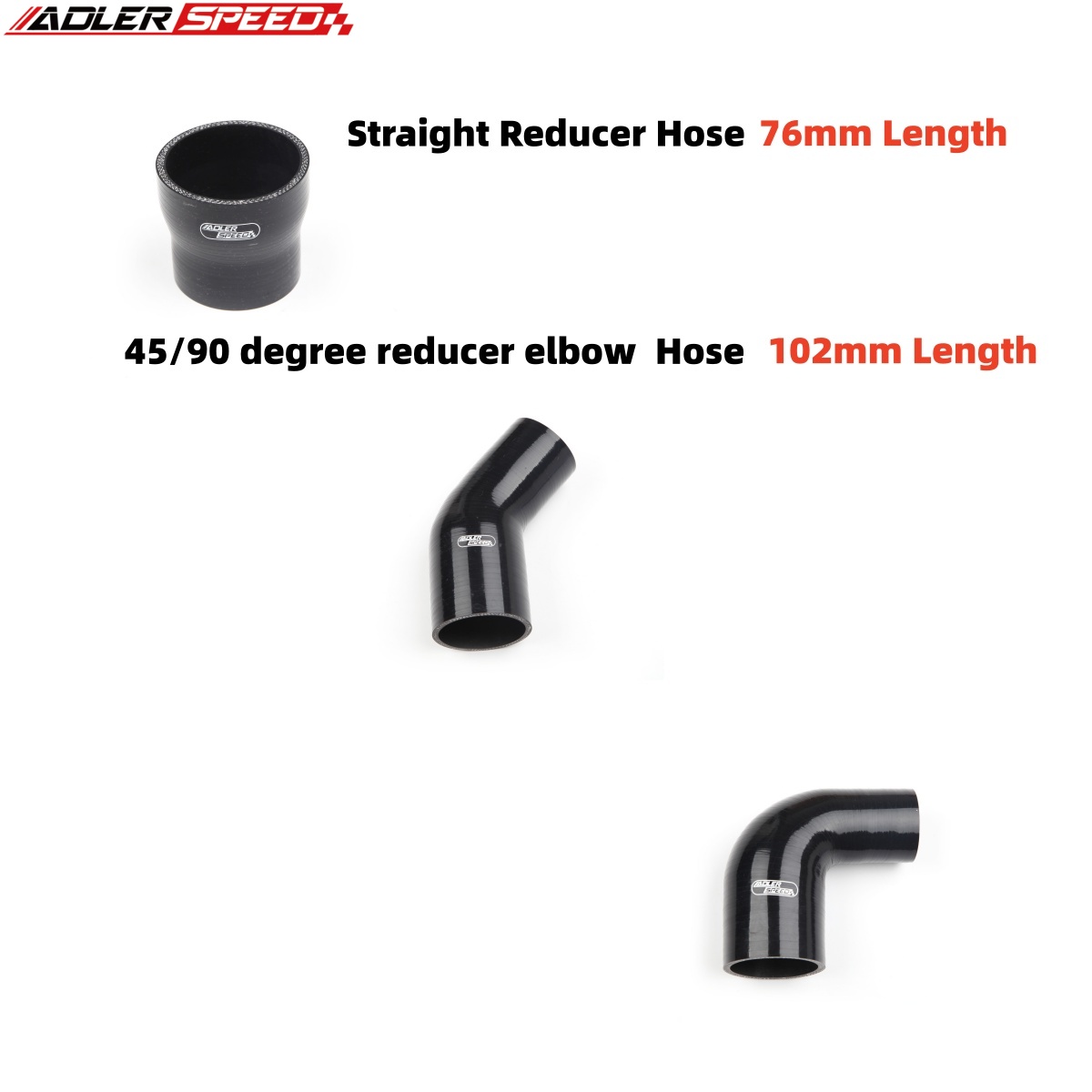 Turbo Silicone Coupler Hose Reducer 4 Ply - Evrensel 4 Katlı 4 inç ila