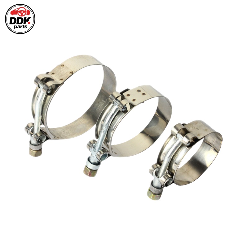 T-Bolt Hose Clamps Stainless Steel Turbo - 5 Adet 3 İNÇ 76MM T-Bolt