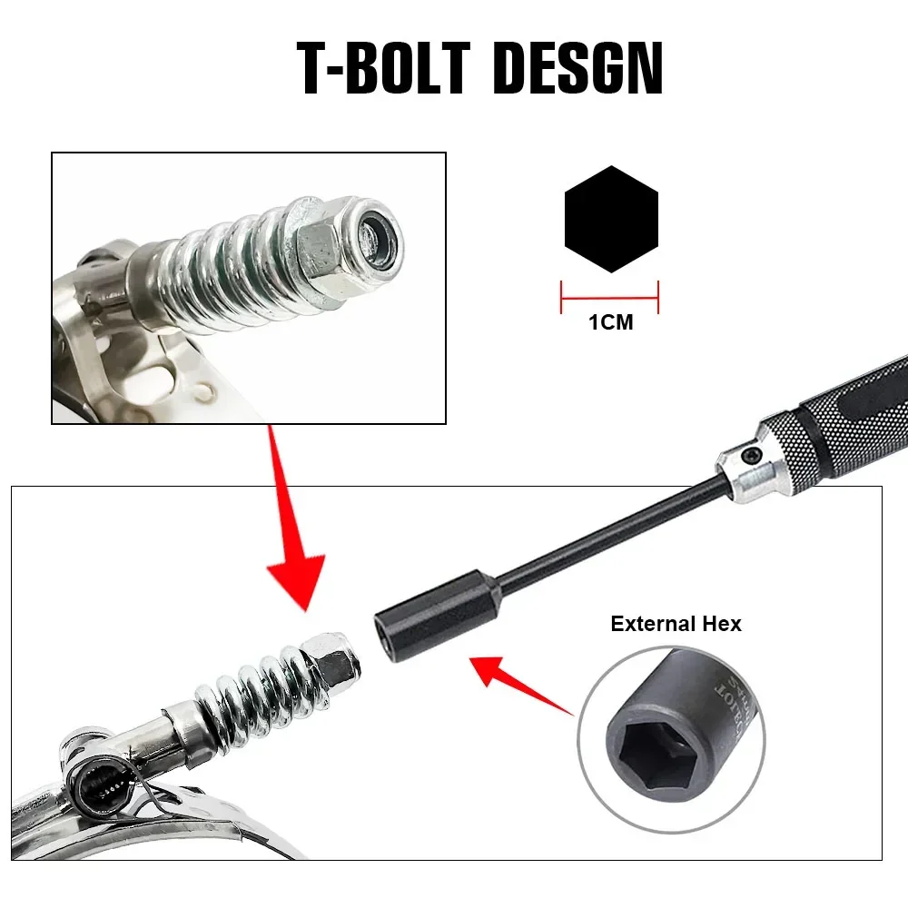 1 adet evrensel T-cıvata kelep - T-Bolt Hose Clamps Stainless Steel Turbo incelemesi ve fiyatı