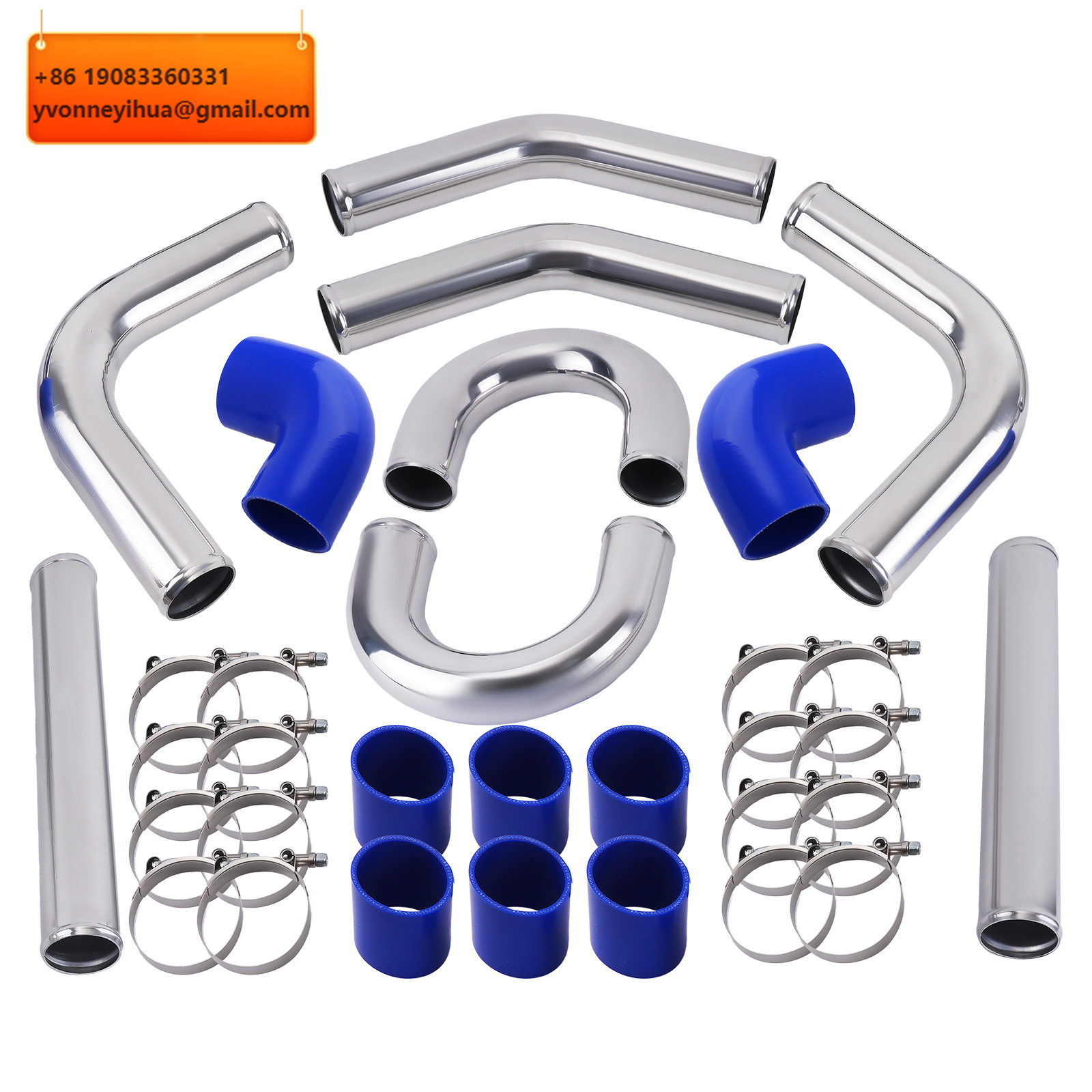 MaXpeedingrods 8 Parça 2.5 İnç - Intercooler Piping Kit Aluminum 2.5 Inch incelemesi ve fiyatı