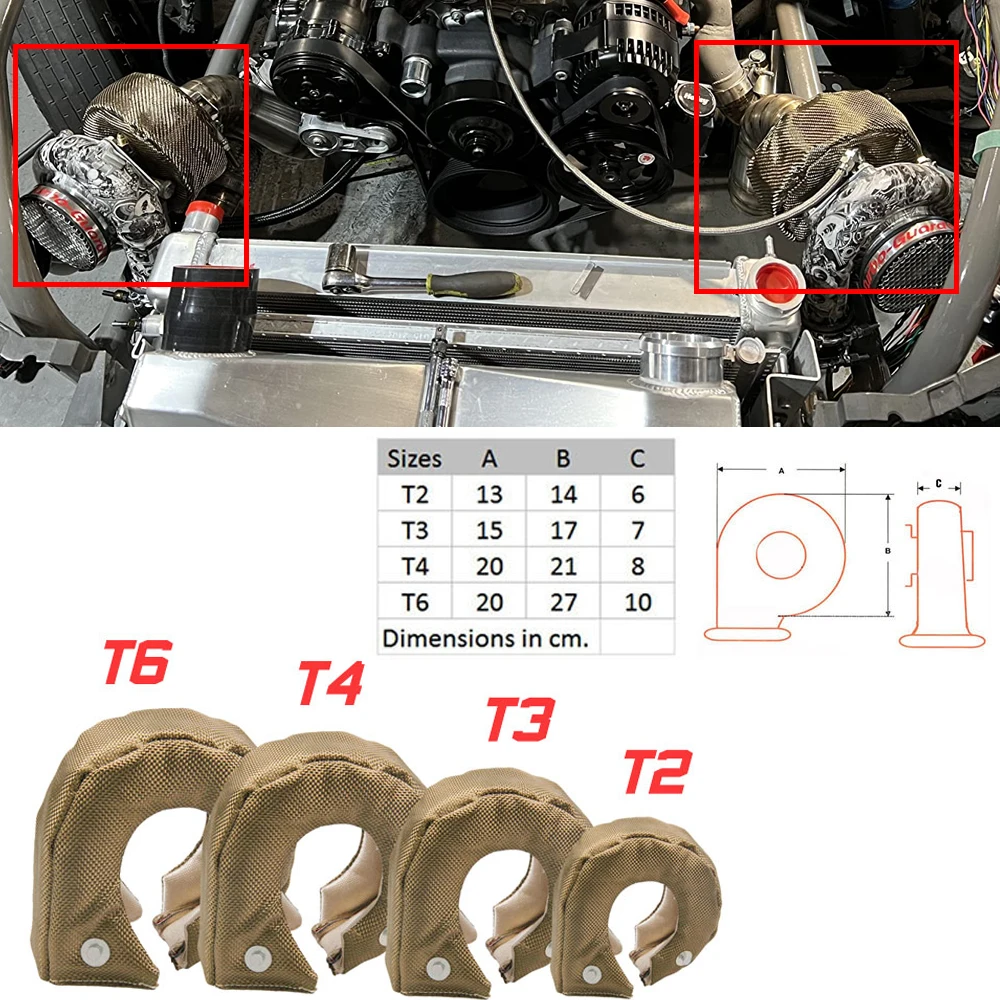 T2 T25 T28 T3 GT28 GT30 GT35 T - Turbo Heat Shield Blanket Titanium T3 T4 incelemesi ve fiyatı