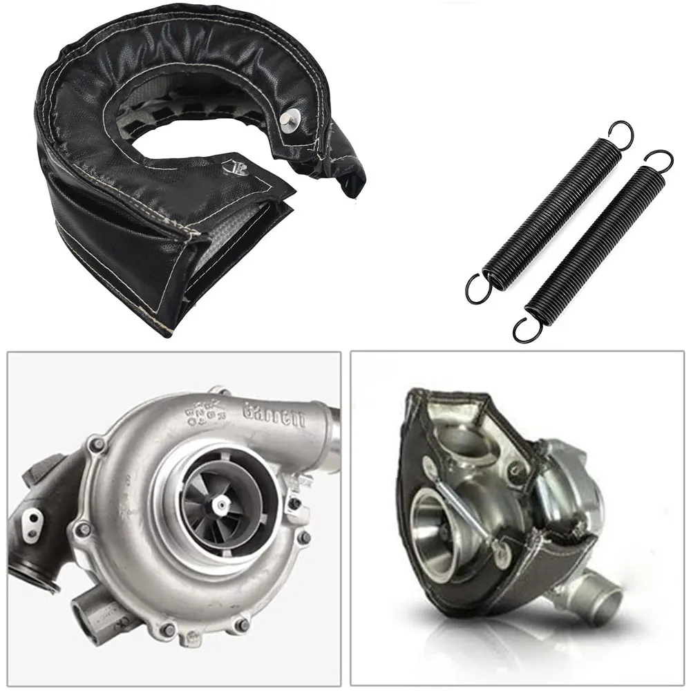 T2 T25 T28 T3 GT28 GT30 GT35 T - Turbo Heat Shield Blanket Titanium T3 T4 incelemesi ve fiyatı