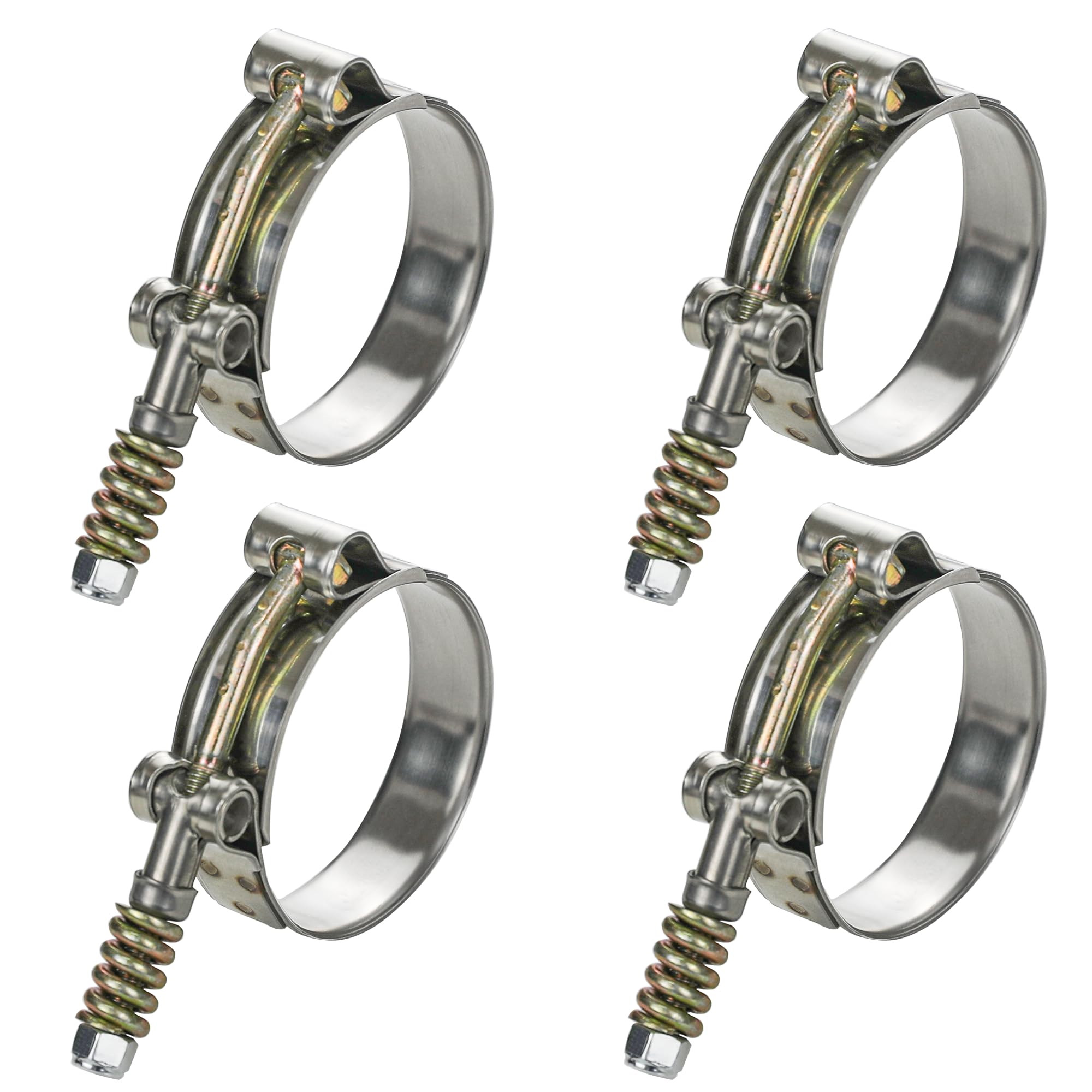 4 adet T-cıvata boru klipsi ke - T-Bolt Hose Clamps Stainless Steel Turbo incelemesi ve fiyatı
