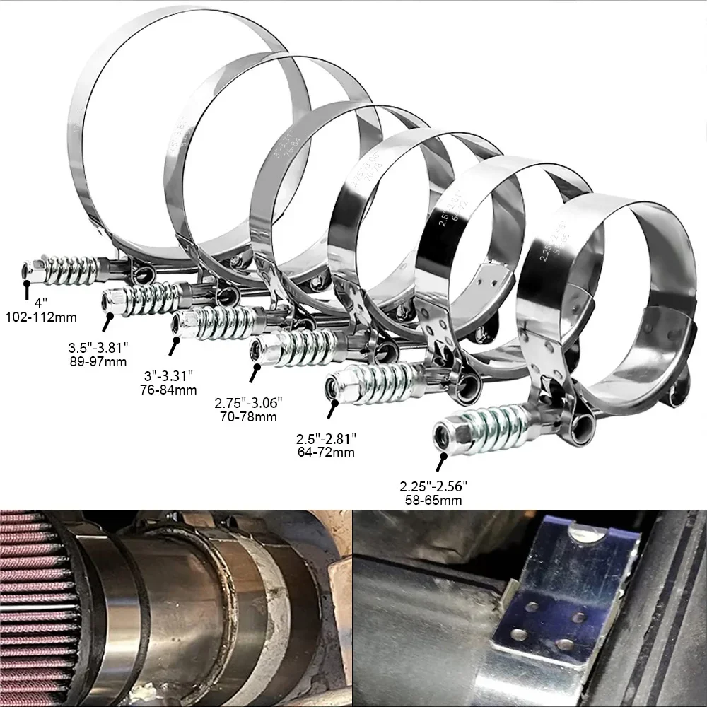 Evrensel 1 Adet Paslanmaz Çeli - T-Bolt Hose Clamps Stainless Steel Turbo incelemesi ve fiyatı