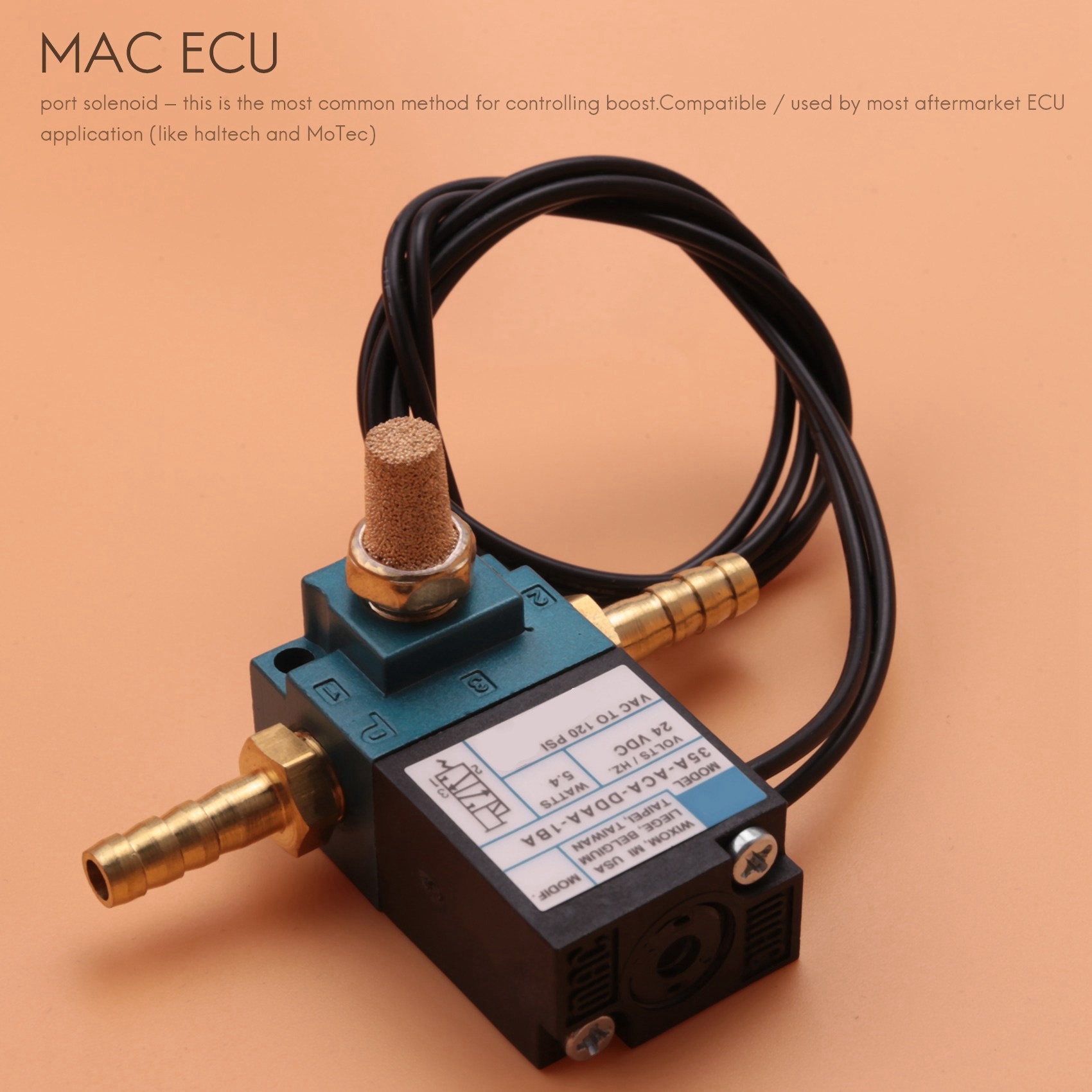PZHI-DC 24V 5.4W ECU 3 Portlu  - Electronic Boost Control Solenoid Valve 3 Port incelemesi ve fiyatı