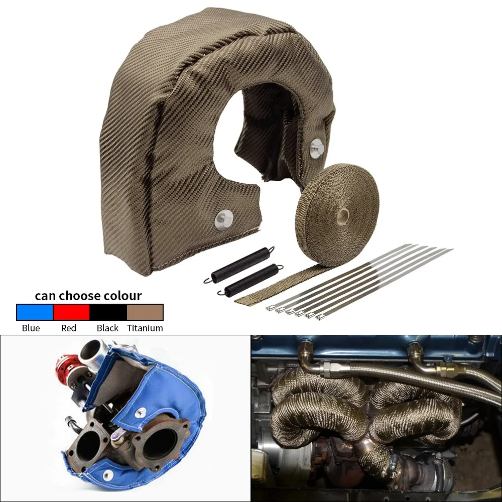 T25 T3 T4 T6 Araba Titanyum Tu - Turbo Heat Shield Blanket Titanium T3 T4 incelemesi ve fiyatı